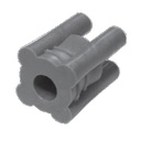 Steel cap ANK10-14 with pointed legs  (500 pcs. package) 